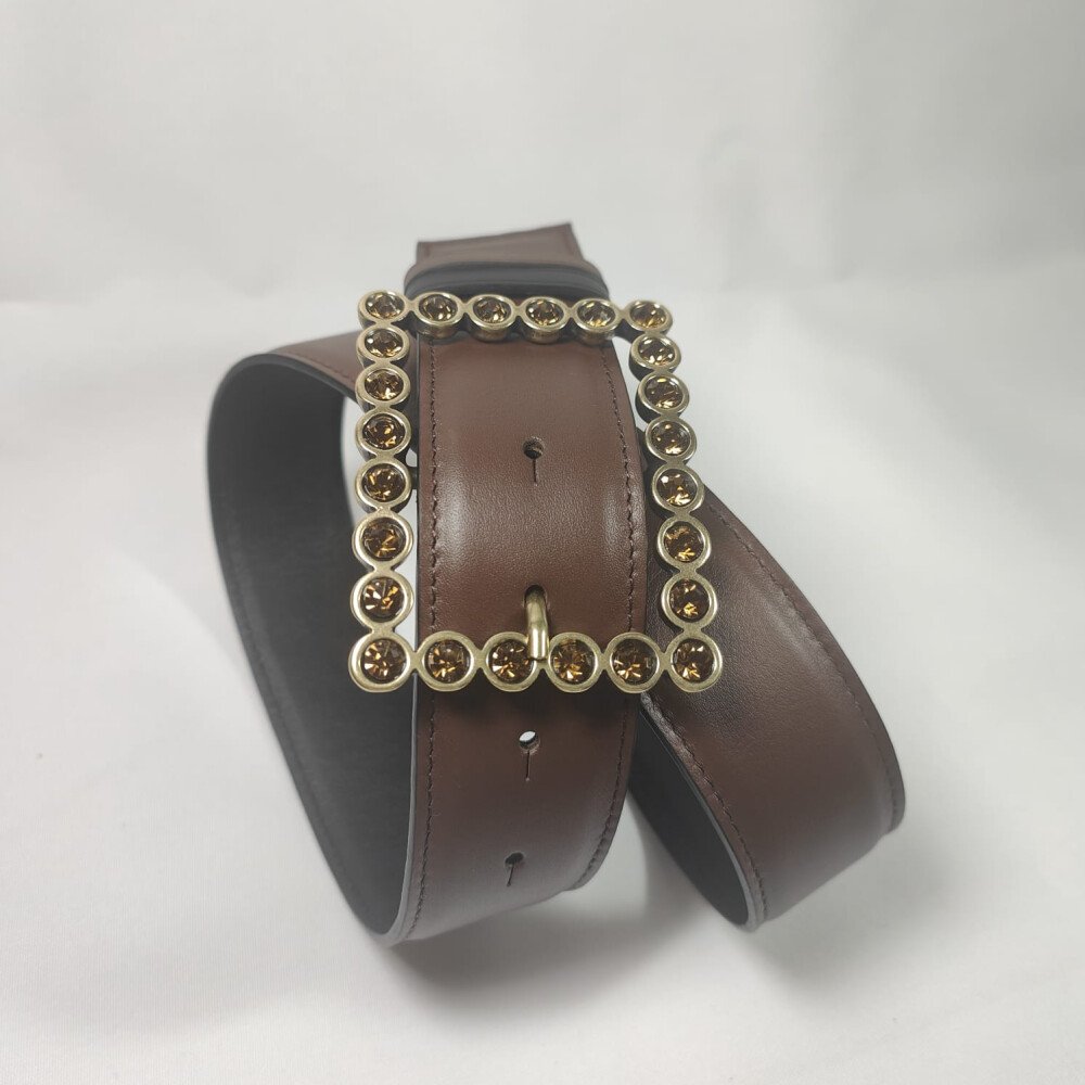 Ceinture reversible femme Cappuccino / Noir