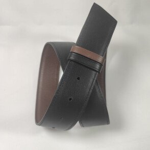 Ceinture reversible femme Cappuccino / Noir