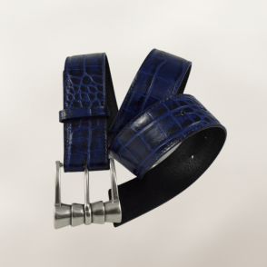 Ceinture Femme Picky Poo Paris Noir Croco – Taille 26/65 – Neuf