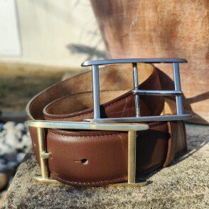 Boucle Hyères argent satinée