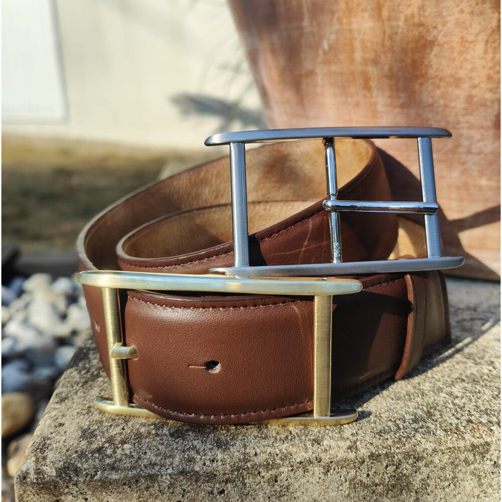 Ceinture reversible Femme Beige nuancé / Cappuccino