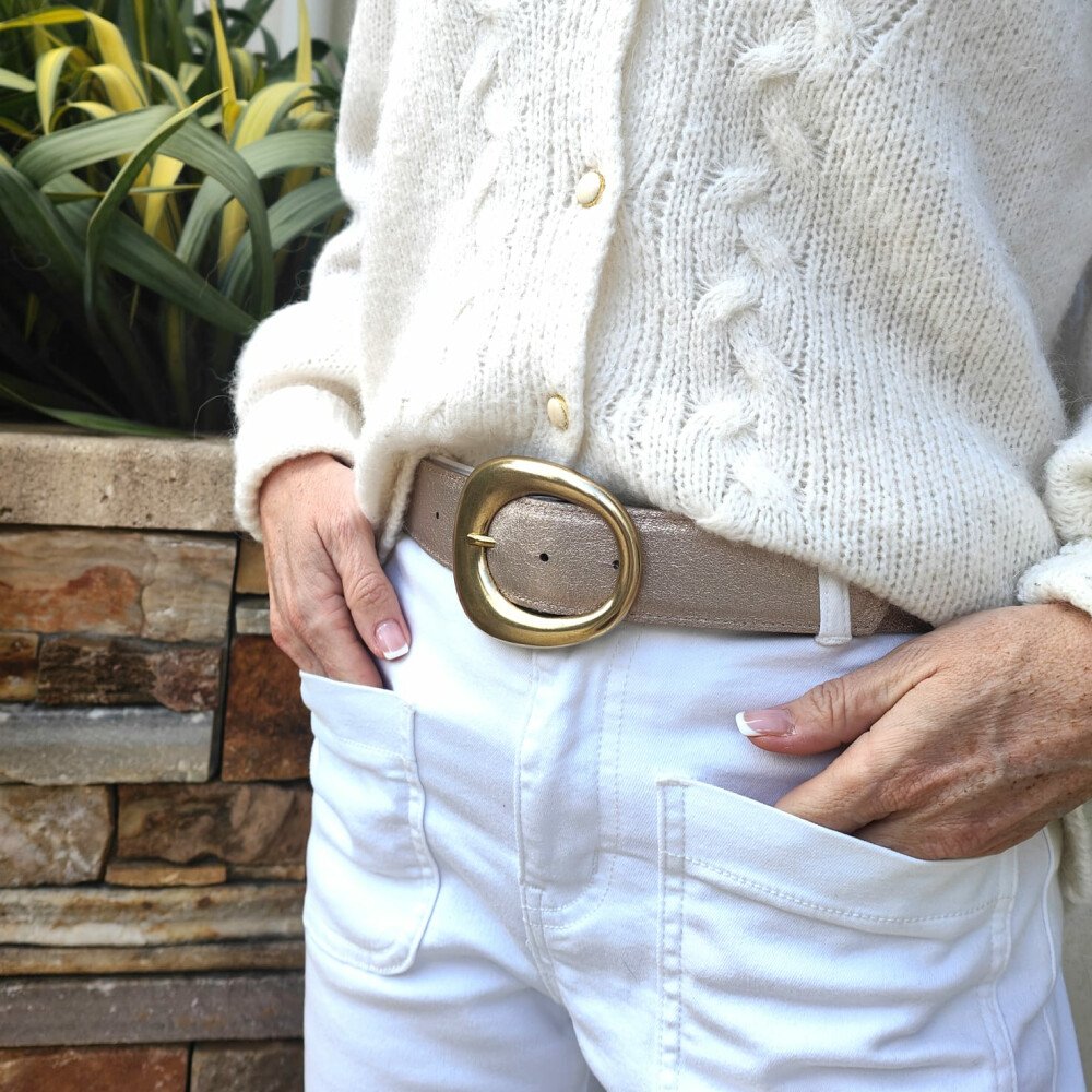 Boucle Carnac doré patiné