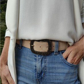 Ceinture reversible femme Lin  / Marbré lin