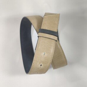 Ceinture reversible femme Sable / Ardoise