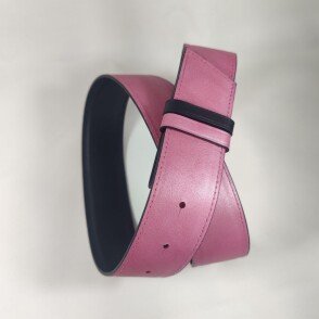 Ceinture reversible femme Rose  / Marine