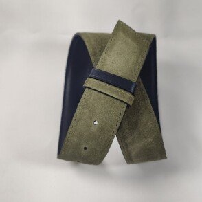Ceinture reversible femme Marine / Kaki