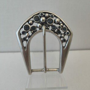 Boucle Chenonceau argenté / Marine